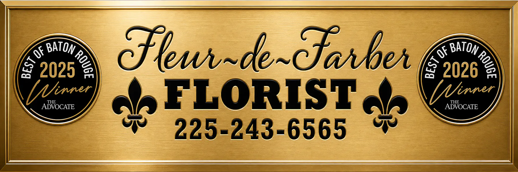 Fleur de Farber Florist — Best of Baton Rouge Winner 2025 and 2026